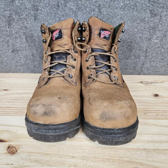 Red Wing Boots Mens 10.5 D Working Brown Leather ASTM F2413-18 Insulated - Picture 4 of 16